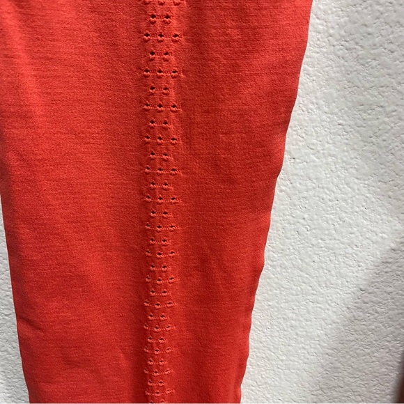 FP Movement By Free People High Waisted Seamless Leggings Coral XS/S GUC - Picture 8 of 13
